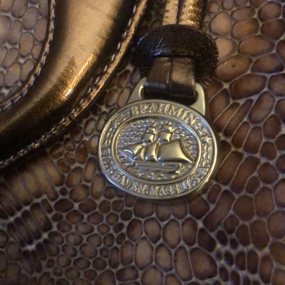 Brahmin Patent Python Bag - image 2